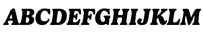 Gelica Bold Italic Font UPPERCASE