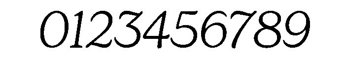 Gelica Extra Light Italic Font OTHER CHARS
