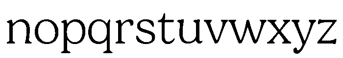Gelica Extra Light Font LOWERCASE