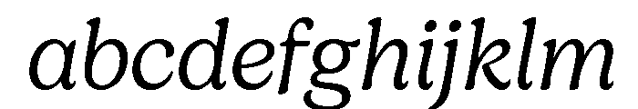 Gelica Light Italic FONT