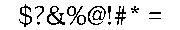 Gelica Light Font OTHER CHARS