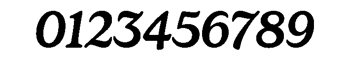 Gelica Medium Italic Font OTHER CHARS