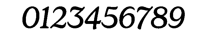 Gelica Regular Italic Font OTHER CHARS