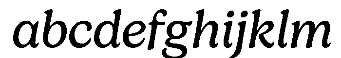 Gelica Regular Italic FONT
