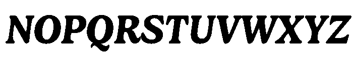 Gelica Semi Bold Italic Font UPPERCASE