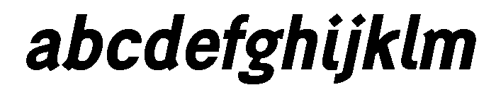 Generation Gothic Bold Italic FONT