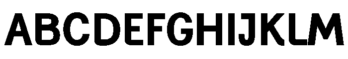 Generation Gothic Bold Font UPPERCASE