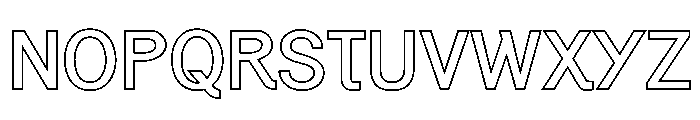 Generation Gothic Closed Font UPPERCASE
