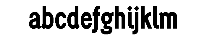 Generation Gothic Condensed Bold FONT