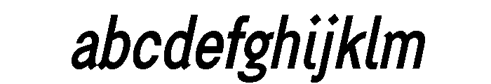 Generation Gothic Condensed Medium Italic FONT