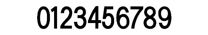 Generation Gothic Condensed Medium Font OTHER CHARS