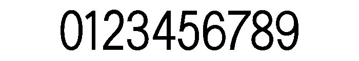Generation Gothic Condensed Regular Font OTHER CHARS