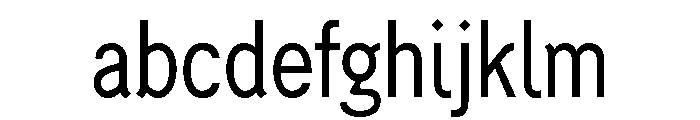 Generation Gothic Condensed Regular FONT