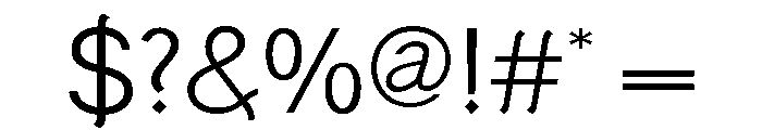 Generation Gothic Light Font OTHER CHARS