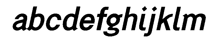 Generation Gothic Medium Italic FONT