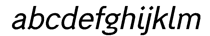 Generation Gothic Regular Italic FONT