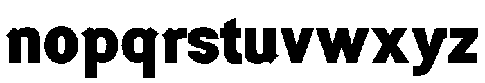 Generation Headline Bold Font LOWERCASE