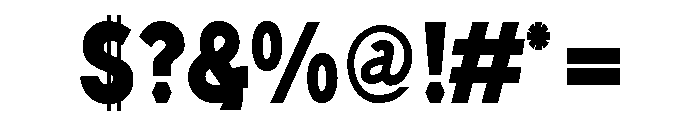 Generation Headline Condensed Bold Font OTHER CHARS