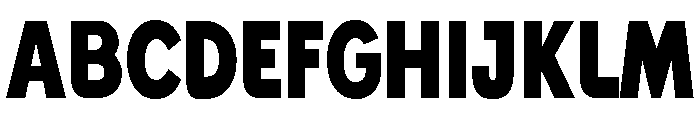 Generation Headline Condensed Bold Font UPPERCASE