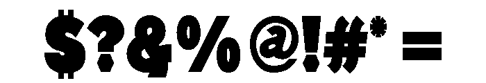 Generation Headline Condensed Elephant Font OTHER CHARS