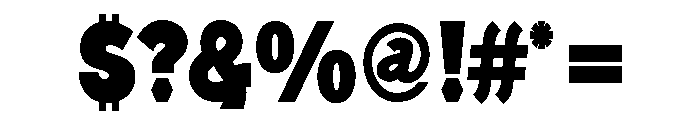 Generation Headline Condensed Heavy Font OTHER CHARS