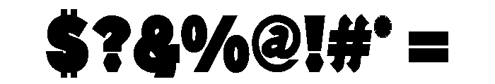 Generation Headline Condensed Mammoth Font OTHER CHARS