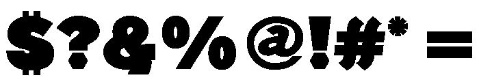 Generation Headline Elephant Font OTHER CHARS