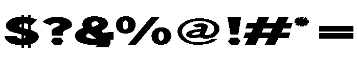 Generation Headline Extended Bold Font OTHER CHARS