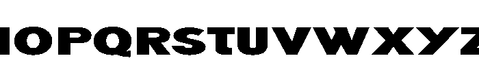 Generation Headline Extended Bold Font UPPERCASE