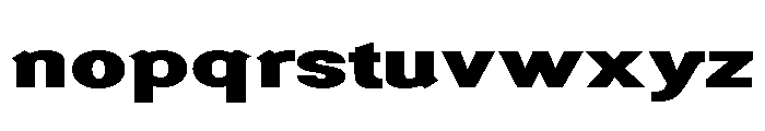 Generation Headline Extended Bold Font LOWERCASE