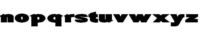 Generation Headline Extended Elephant Font LOWERCASE
