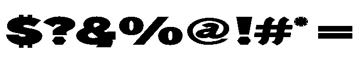 Generation Headline Extended Heavy Font OTHER CHARS