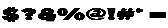 Generation Headline Extended Mammoth Font OTHER CHARS