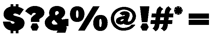 Generation Headline Heavy Font OTHER CHARS