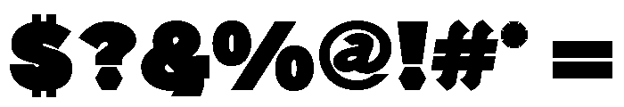 Generation Headline Mammoth Font OTHER CHARS