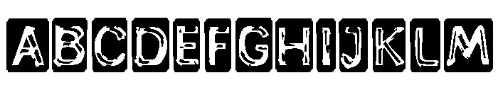 Generation Lost Boxed Font UPPERCASE
