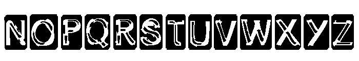 Generation Lost Boxed Font LOWERCASE
