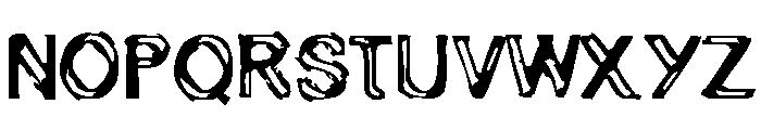 Generation Lost Font UPPERCASE