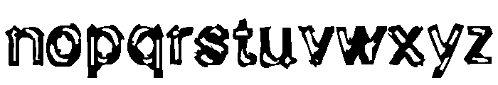 Generation Lost Font LOWERCASE