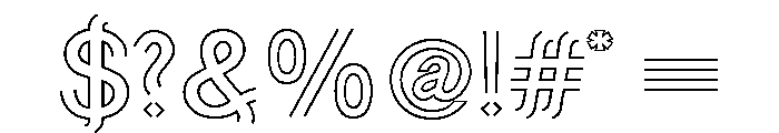 Generation Open Font OTHER CHARS