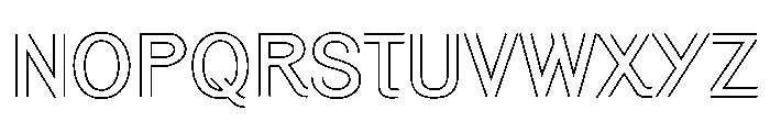 Generation Open Font UPPERCASE