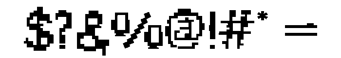 Generation Pixel A Font OTHER CHARS