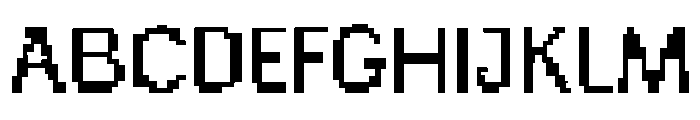 Generation Pixel A Font UPPERCASE