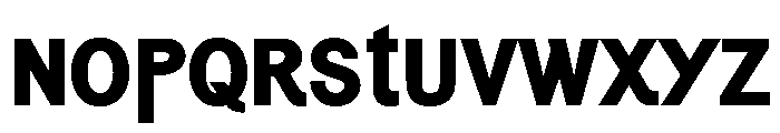 Generation Uncial Extra Bold Font UPPERCASE