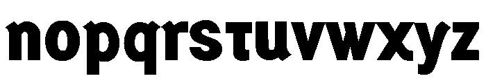 Generation Uncial Extra Bold Font LOWERCASE