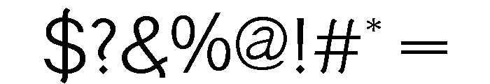 Generation Uncial Light Font OTHER CHARS
