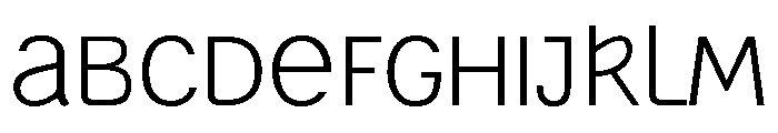 Generation Uncial Light Font UPPERCASE