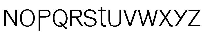 Generation Uncial Light Font UPPERCASE