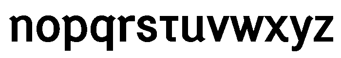 Generation Uncial Medium Font LOWERCASE