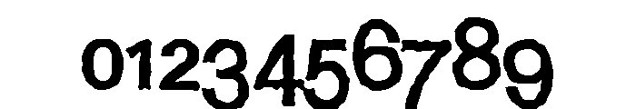 Generation Uncial Old Style Font OTHER CHARS